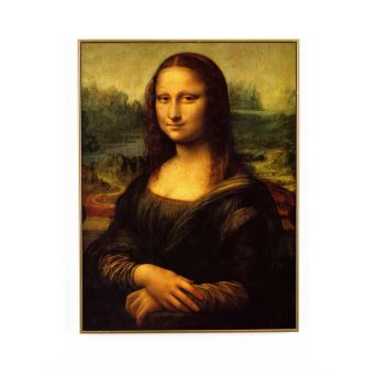 Schilderij Mona Lisa - 30x40 cm