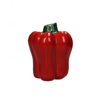 Vaas Bell Pepper Rood - 12 cm hoog