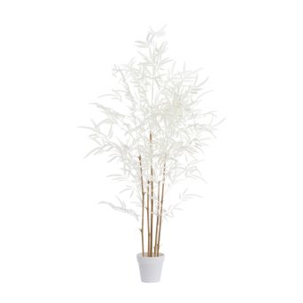 Light & Living Kunstplant Bamboo Crème - 120 cm hoog