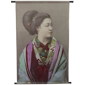 Wandkleed Geisha - 83x110 cm