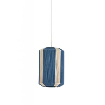 Light & Living Hanglamp Kozana Blauw - E27 - Ø 30 cm