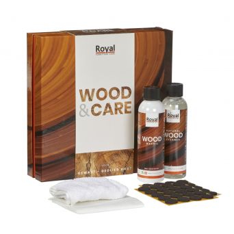 Onderhoudsmiddel First Class Wood Wax & Oil kit Zwart