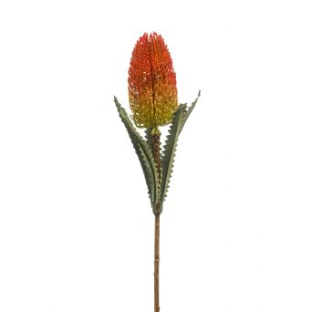 Kunstbloem Banksia Oranje