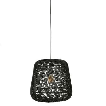 WOOOD Hanglamp Moza Zwart - E27 - Ø 36 cm