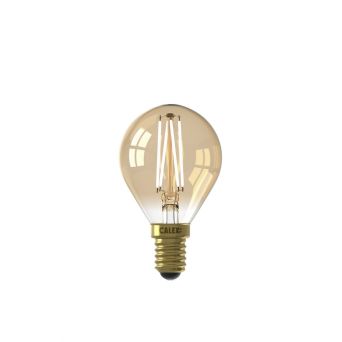 Calex Lichtbron E14 Kogellamp Goud
