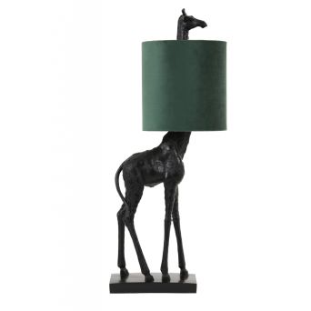 Tafellamp Giraffe Zwart