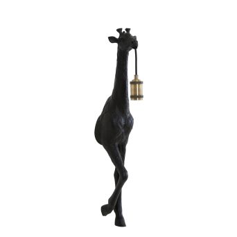 Wandlamp Giraffe Zwart