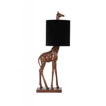 Tafellamp Giraffe Koper