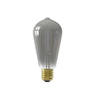 Lichtbron E27 rustieklamp Calex smart Grijs
