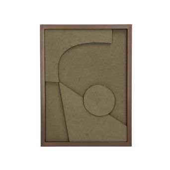 Wanddeco 3D Abstract Groen - 30x40 cm