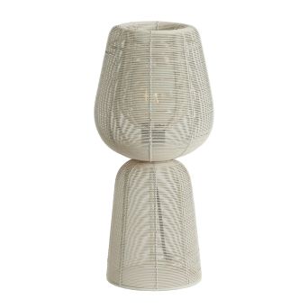 Light & Living Tafellamp Aboso Crème - E27 - 42 cm hoog