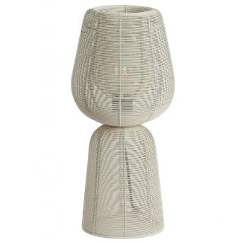 Light & Living Tafellamp Aboso Crème - E27 - 54 cm hoog