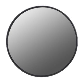 Spiegel Bissen Zwart - Ø 50 cm
