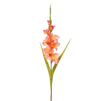 Kunstbloem Gladiolus Spray Oranje - 93 cm