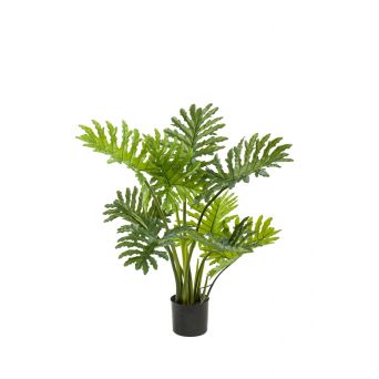 Kunstplant Philodendron Selloum Groen - 80 cm hoog