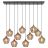 Light & Living Hanglamp Alvaro Brons - 10 x E27 - 120 cm breed